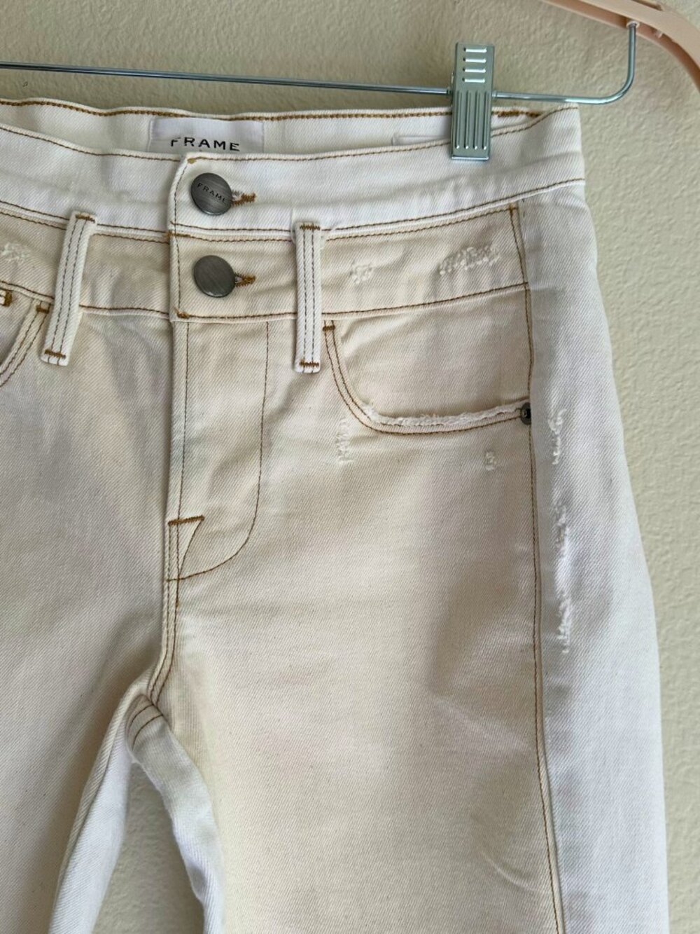 Frame Denim Le High Straight Straight Leg Jeans Size 25 - Picture 2 of 4